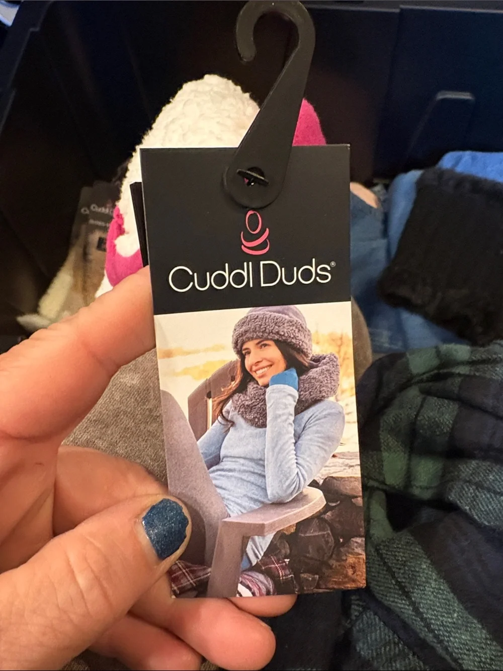 Cuddl Duds Fuchsia Bow Sherpa Headband